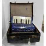 A Pietro accordion 25 key and 24 bass with case Condition Report:Available upon request