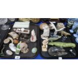 Assorted Inuit stone carvings, bowls, etc Condition Report:Not available for this lot.