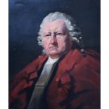 AFTER SIR HENRY RAEBURN Portrait of Lord Newton, oil on canvas, 34 x 29cm