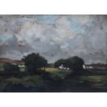 ATTRIBUTED TO J TAYLOR BROWN Arran Crofts, oil on board, 16 x 22cm Condition Report:Available upon