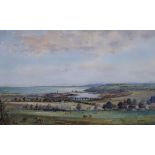 W FERGIE Berwick on Tweed, signed, gouache, 34 x 53cm Condition Report:Available upon request