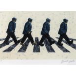 ALEXANDER MILLAR (SCOTTISH b.1960) SHABBY ROAD  Giclee print, signed lower right, numbered (169/
