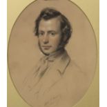 ALEXANDER S MACKAY Portrait of a gentleman, signed, pencil and dated, 1837, 27 x 21cm Condition