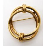 A 9ct gold brooch, weight 4.4gms Condition Report:Available upon request