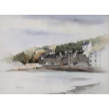 HAMISH HASWELL-SMITH DA (SCOTTISH 1928-2019) SEALS CRAIG, SOUTH QUEENSFERRY  Watercolour, singed