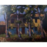 PATRICIA MORETTI  ITALIAN IDYLL  Oil on canvas panel, signed lower right, 38 x 48cm  Title inscribed