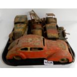 A lot of vintage tin toys with clockwork examples Condition Report:Available upon request