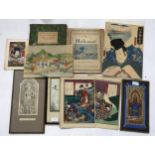 A QUANTITY OF ASIAN PRINTS and scrolls, etc (a lot) Condition Report:Available upon request