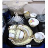 An Imperial bone china teaset decorated with roses etc Condition Report:Not available for this lot.