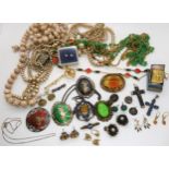 Three silver Siam wear brooches, a Robert Allison stags head brooch and other items Condition