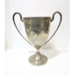 An Edwardian Silver presentation trophy cup, Ayrshire Metal Products Recreation Association,