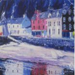 JOHN LOWRIE MORRISON (SCOTTISH b.1948)  WINTER MORNING LIGHT, TOBERMORY, MULL  Print multiple,