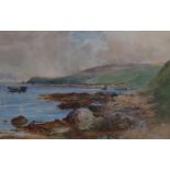 THOMAS SWIFT HUTTON Burnmouth, signed, watercolour, 33 x 51cm Condition Report:Available upon