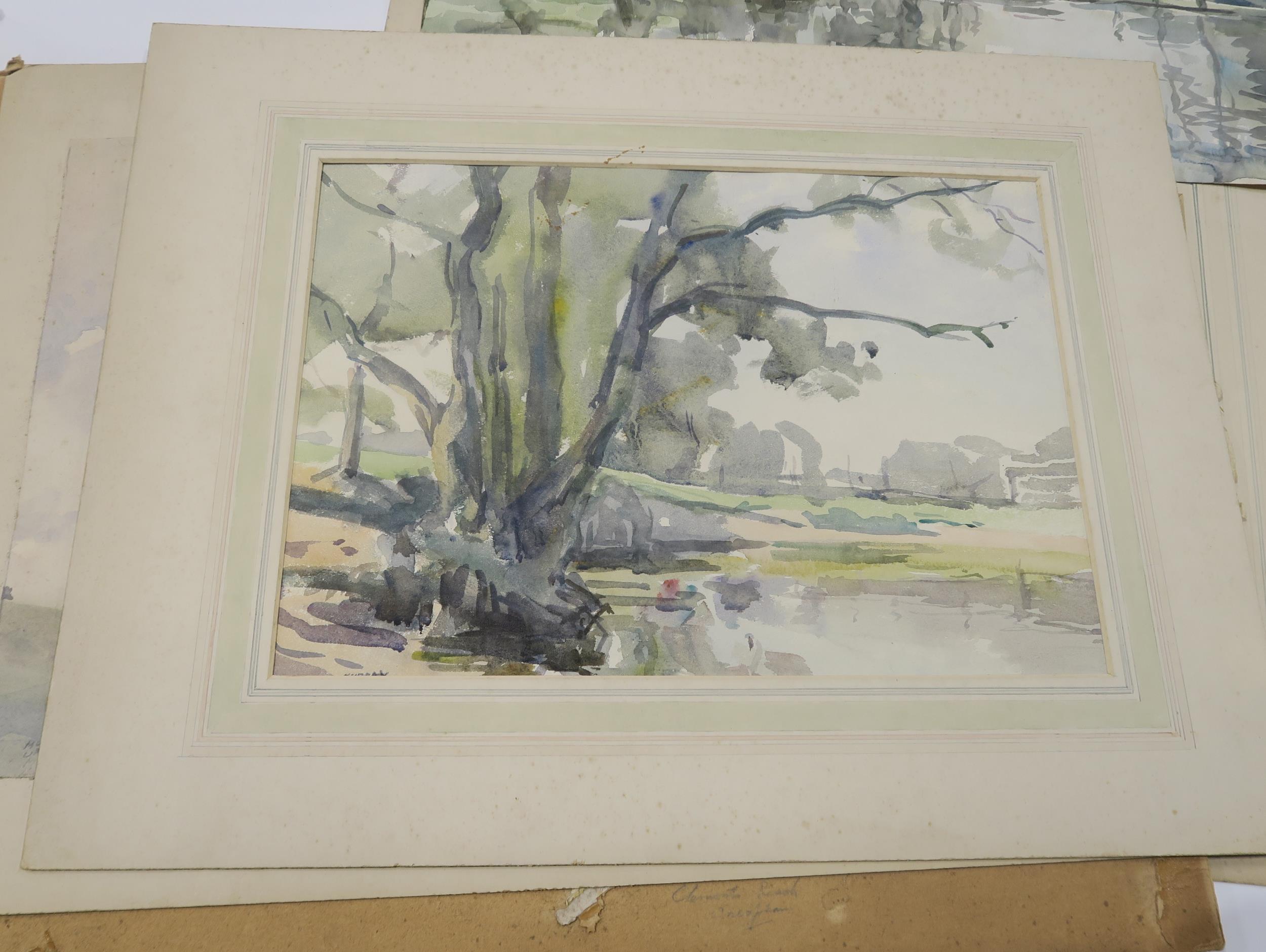 MURRAY MCNEEL CAIRD URQUHART (SCOTTISH 1880-1972) A COLLECTION OF 12 WATERCOLOURS ON PAPER, - Image 3 of 6