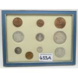 A nicely framed George VI specimen coin set Condition Report:Available upon request