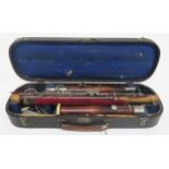 A bassoon by Heckel Beirrich serial number 5081 8, circa 1912, with case Condition Report:
