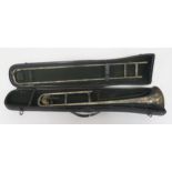 A J Higham Ltd trombone, inscribed Contesting Model Class A Exhibition Prize Medals Awarded to J