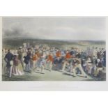AFTER CHARLES LEES ENGRAVED BY WAGSTAFFE The Golfers, colour engraving, 55 x 73cm Condition Report: