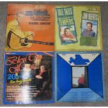 A lot of vinyl LP records with examples from BB King, Buddy Holly,  etc Condition Report:Available
