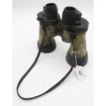 A pair of WW2 German Zeiss 7x50 Kriegs Marine U-Boat binoculars numbered 62822 Condition Report: