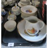 A Thomas Bavaria fruit transfer printed dessert service etc Condition Report:Not available for