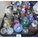 A collection of mainly glass scent bottles Condition Report:Not available for this lot.
