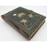 VICTORIAN MUSICAL PHOTOGRAPH ALBUM various games etc Condition Report:Available upon request