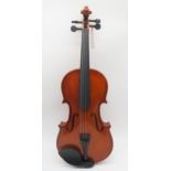 A Windsor violin with bow and case Condition Report:Available upon request