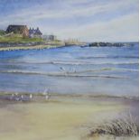 NORMA RAMSAY D.A Sands at Cruden Bay, signed, watercolour, 29 x 28cm and two others (3) Condition