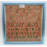 A Victorian sampler Renfrew Ladies School 1858 Condition Report:Available upon request
