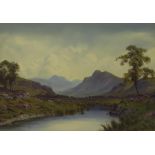 DONALD PATON The Grampians near Boat of Garten, signed, watercolour, 25 x 34cm Condition Report: