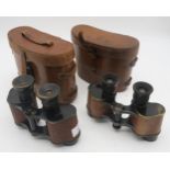 BINOCULARS Comprising; 3 Bausch & Lomb, Kershaw, Crown USN, all in leather cases 7 cameras,(a lot)