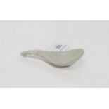 A Tek Sing cargo glazed rice spoon, 11cm, with certificate Condition Report:Available upon request