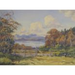 STIRLING GILLESPIE Landscape, signed, watercolour, 48 x 63cm Condition Report:Available upon