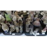 Assorted ceramic figures including Italian Zampiva examples Condition Report:Not available for