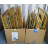 VARIOUS WORKS to include watercolours, oil paintings and prints (2 boxes, a lot) Condition Report: