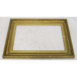 A lot of two 19th century gilt gesso picture frames first is 98cm x 147cm and second is 118cm x 88cm