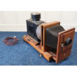 A Victorian oak Thornton Pickard artist enlarger Condition Report:Available upon request