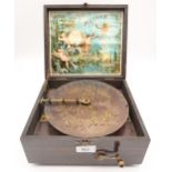 A Polyphon music box, the disc Straus Waltzer Condition Report:Available upon request