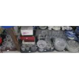 Assorted glassware including drinking glasses, jugs, bowls etc Condition Report:Not available for