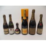 A BOTTLE OF VEUVE CLICQUOT, 2002 12% vol, 750ml, Moet & Chandon Petite Liquorelle, three half