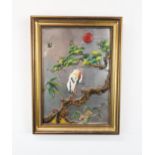 A PAIR OF CHINESE PAINTINGS depicting ladies at leisure, watercolour, signed, 23 x 17cm and an