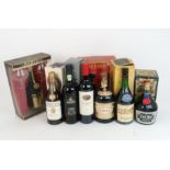 ASSORTED LIQUEURS AND OTHERS including De Kuyper Creme de Cacao, Creme De Bananes, Dutch Geneve,