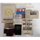 A COLLECTION RELATING TO IAN HAMILTON FINLAY CBE (SCOTTISH 1925-2006) Cards to include: Homage to