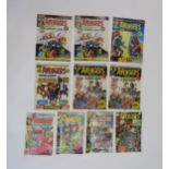 A collection of UK Marvel comics comprising; The Avengers 1-46, 48, 52, 54-65, 67, 69-76, 78, 80-89,