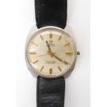 A gents stainless steel Omega Automatic Seamaster Cosmic. Condition Report:Winder missing and it