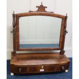 A Victorian three drawer toilet mirror Condition Report:Available upon request