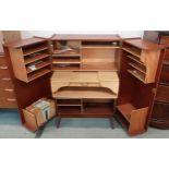 A mid 20th century Swiss Mummenthaler & Meier "Magic Box" metamorphic desk, 114cm high x 82cm