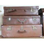 A lot of three 20th century travel cases (3) Condition Report:Available upon request