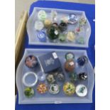 Assorted glass paperweights Condition Report:Available upon request